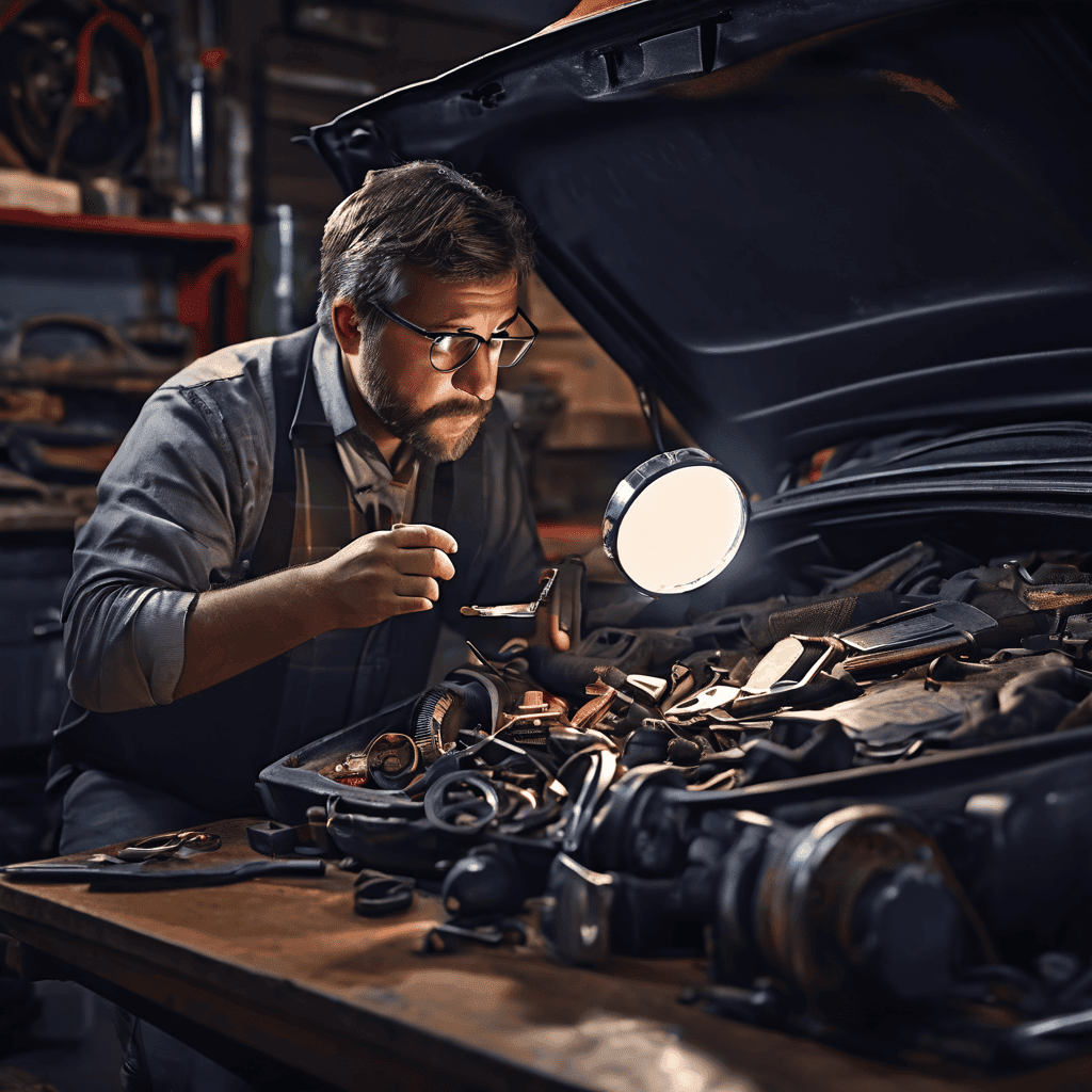 카센터에서 부품 교체했다고 청구했는데 교체한 헌 부품 보여달라고 하면 버렸다고 둘러대는 경우