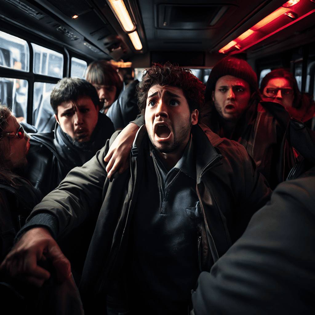 버스 요금 내고 탔는데 기사님이 내리세요 하고 문 닫고 출발해버리는 황당함